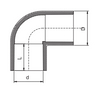 PVC SCH40 90 Degree Elbow