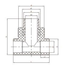 Male Thread Tee Type S