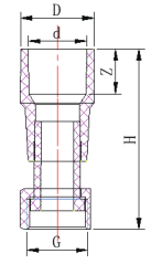 PVC PN10 PRESSURE TAP CONNECTOR