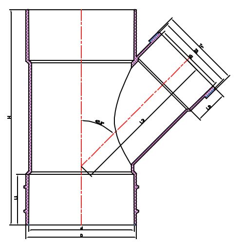AUDT011 REDUCING TEE