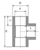 PVC PN10 STRAIGHT TEE