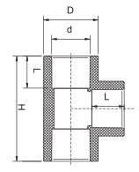PVC PN10 STRAIGHT TEE