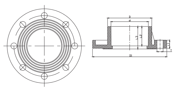 PVC PN10 TS FLANGE