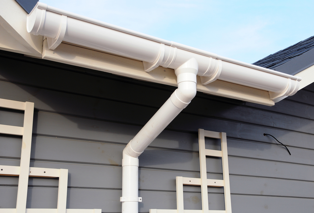 PVC RAIN GUTTERS AND FITTINGS