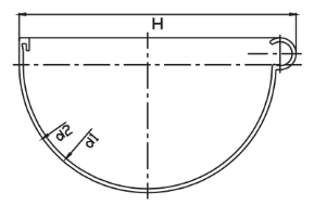 RWGL005 END CAP LEFT