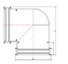 RGUK04 ROUND LINE GUTTER ANGLE 90°