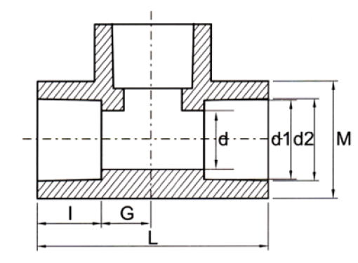 Transparent UPVC STRAIGHT TEE2
