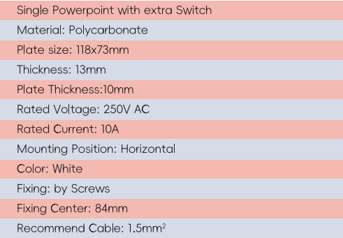 GYP03 Double Powerpoint+Singe outlet plug