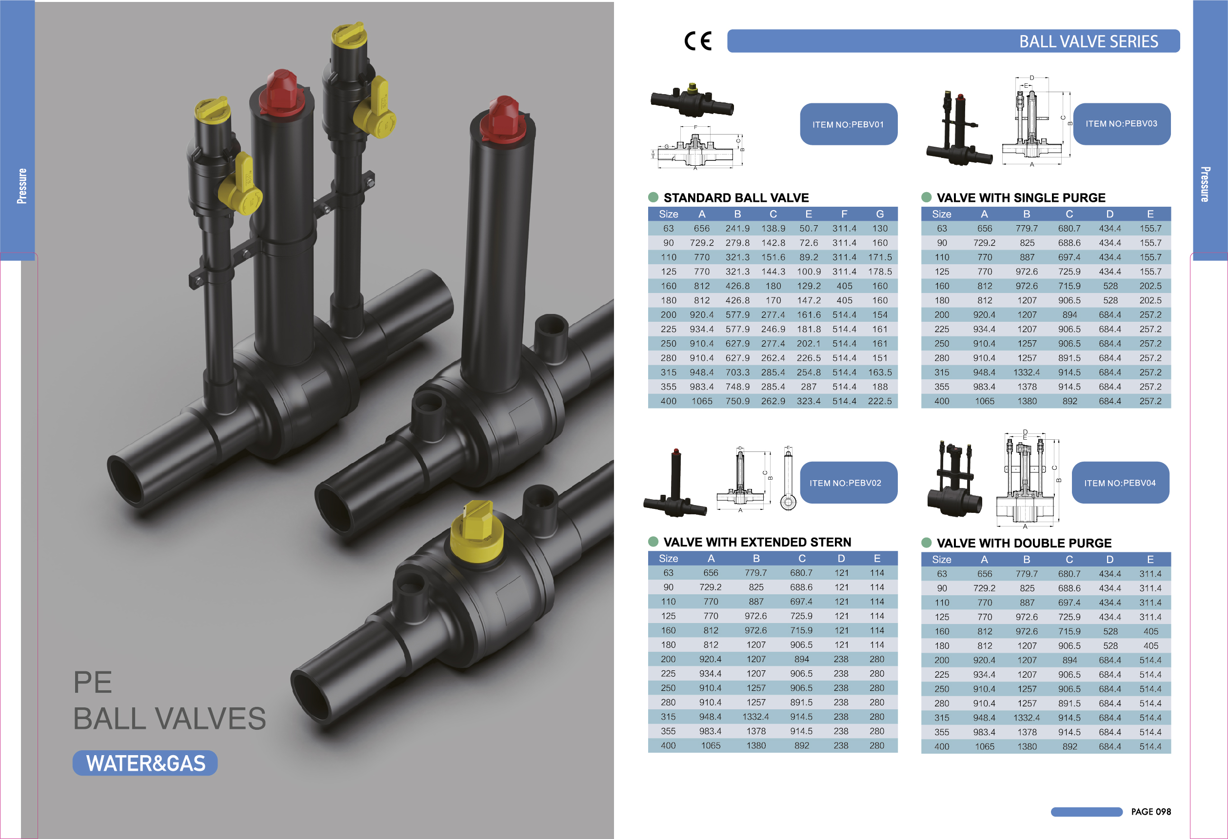 PE VALVES 