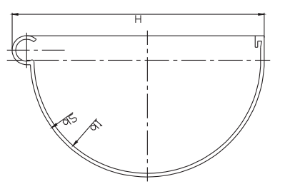 RWGL006 END CAP RIGHT