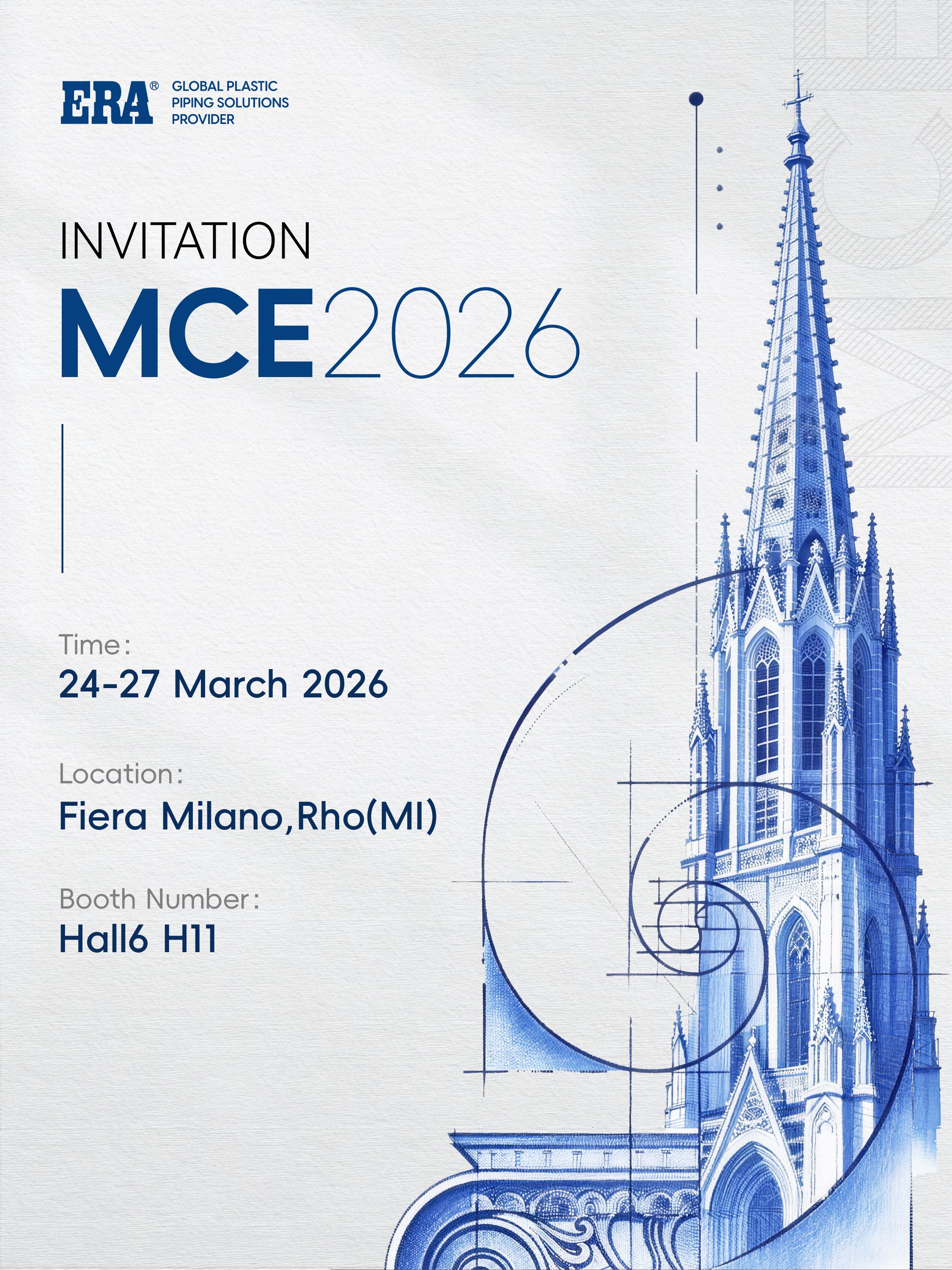 ERA MCE 2026 HVAC and Water System Solutions Booth Hall 6 H11 Milan