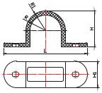 CONDUIT MOUNTING SADDLE