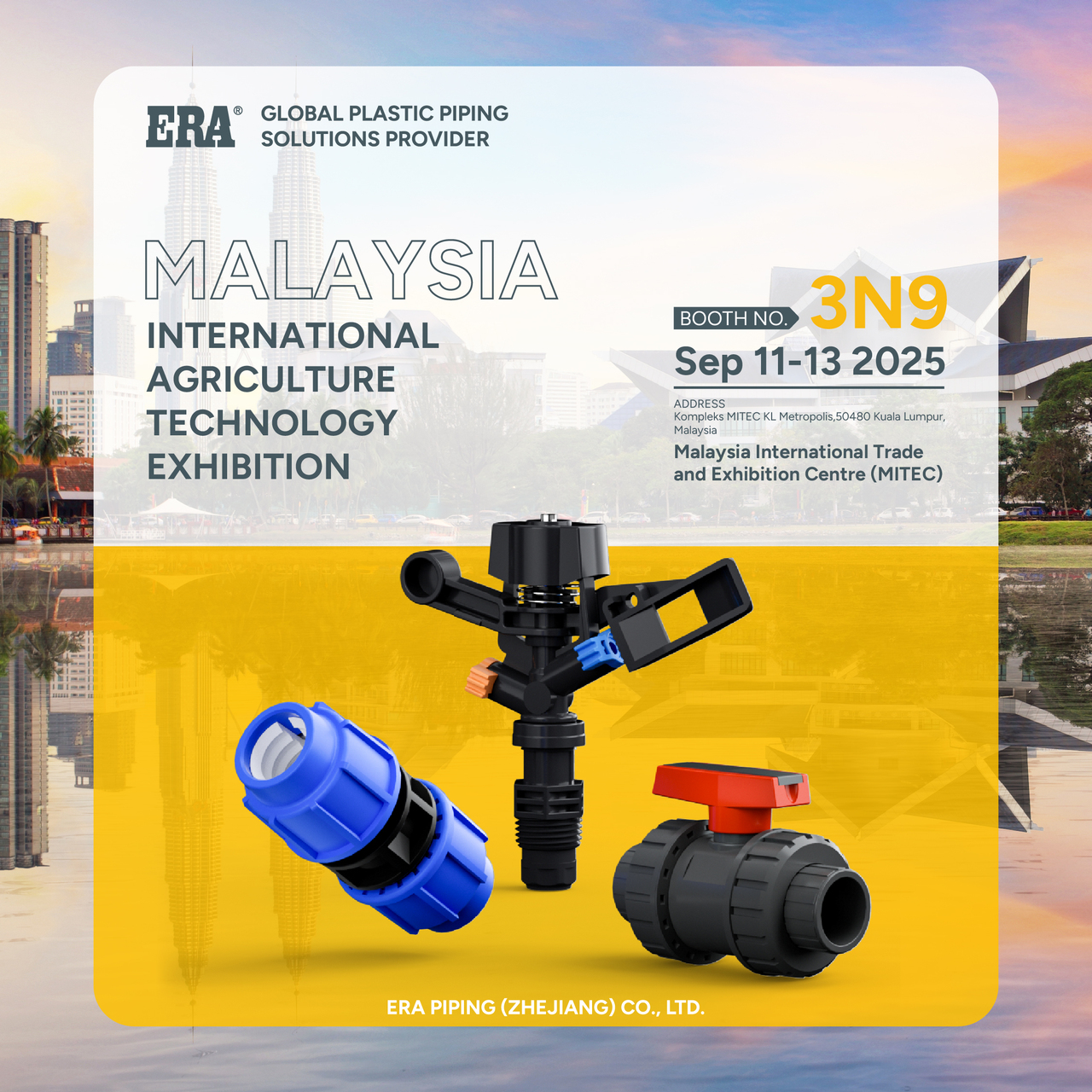 Exhibition Invitation | Join ERA at Malaysia International Agricultural Technology Exhibition 2025
