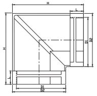 RWGA004-1 90°INSIDE CORNER