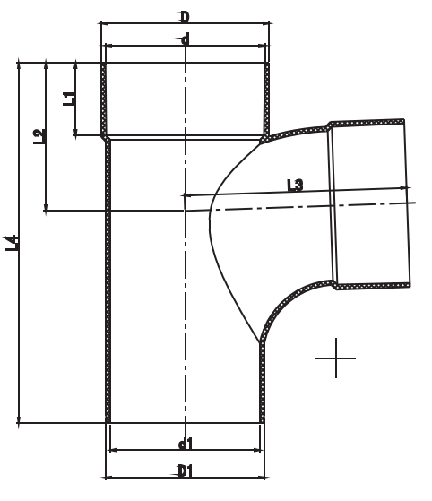 AUDT09 88°JUNCTION M/F