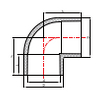 PVC PN16 90 Degree Elbow