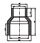 PVC PN16 REDUCING COUPLING M/F