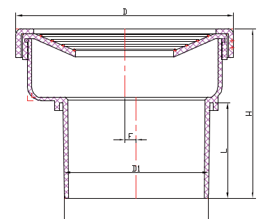 Off Set Pan Collar 20'