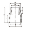 PVC SCH40 Reducing Female Adaptor