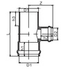 Two Faucet One Insert Reducing Tee