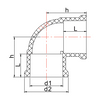 USII003 90° Elbow