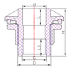 Flange adaptor F/F