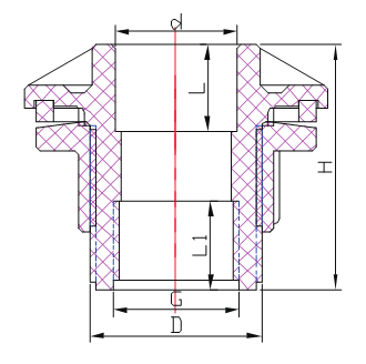 Flange adaptor F/F