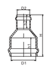 Two Faucet Reducer