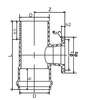 One Faucet One Insert One Flange Reducing Tee