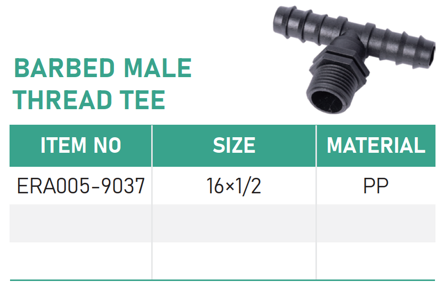BARBED MALE THREAD TEE