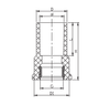 FEMALE BRASS COUPLING