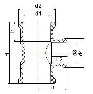 USII002 Reducing Tee