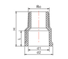 USII007 Male Adaptor