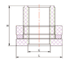 Tank connector F/M