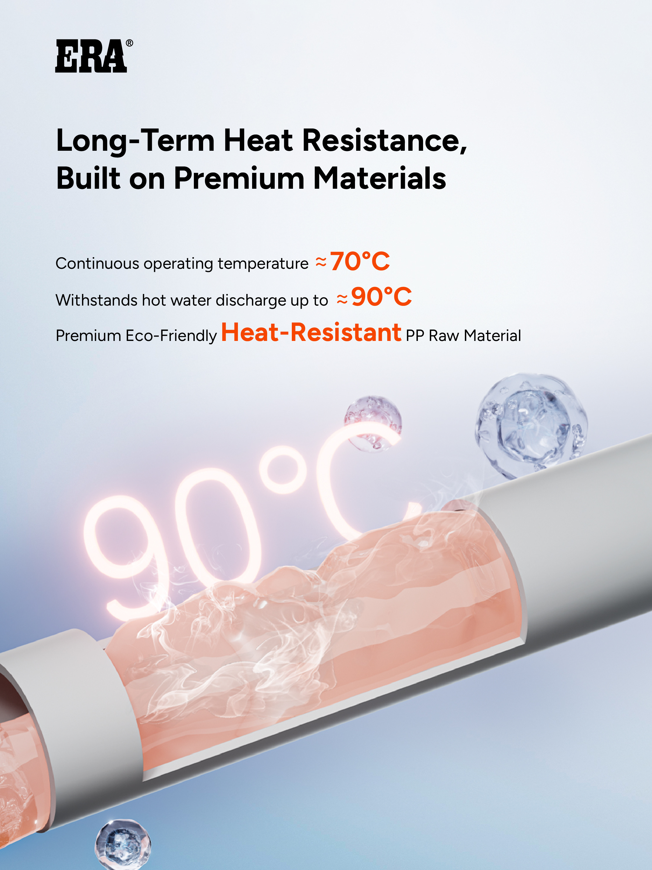 era pp silent system long term heat resistance