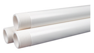 Pipe with two sides thread