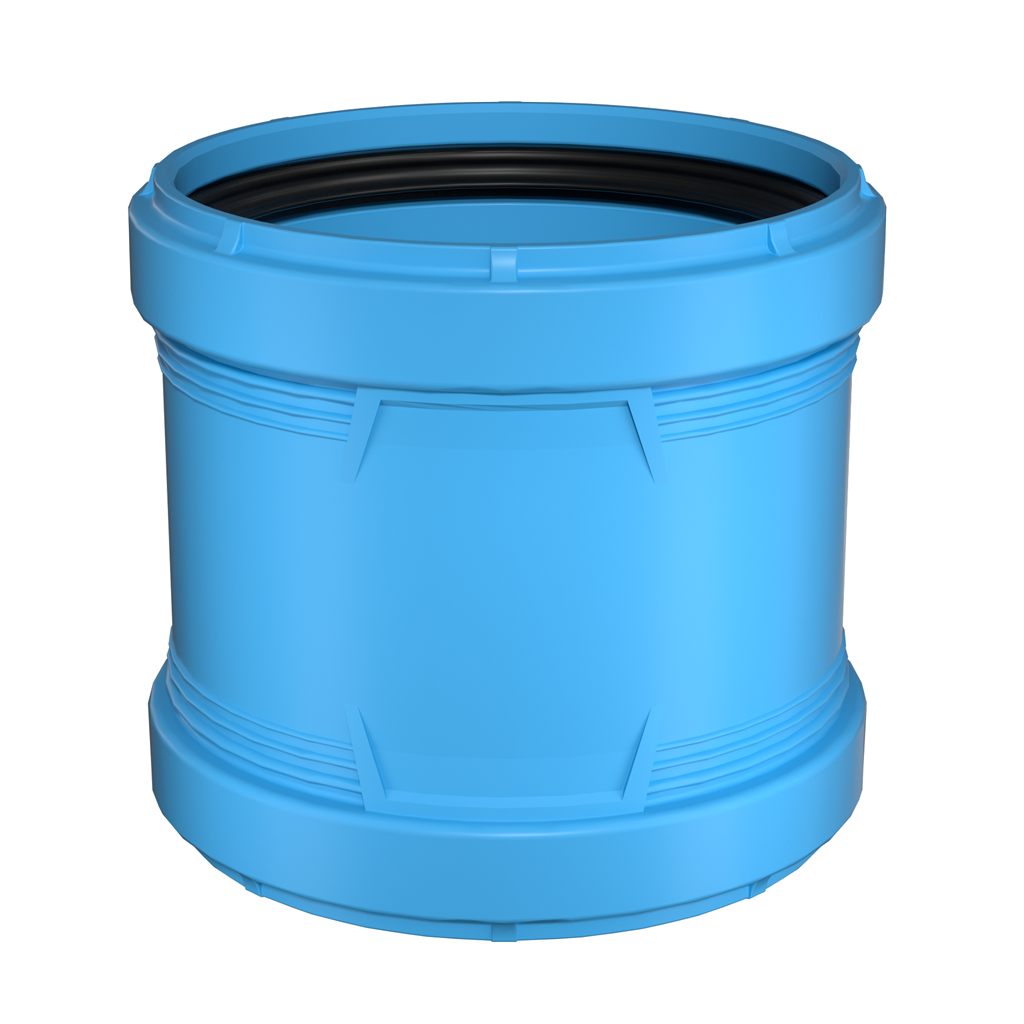 PP SILENT SYSTEM COUPLING WITH RUBBER