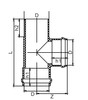 Two Faucet One Insert Regular Tee