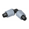 90° ELBOW WITH LOCK NUTS