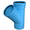SKEW TEE M/F WITH RUBBER
