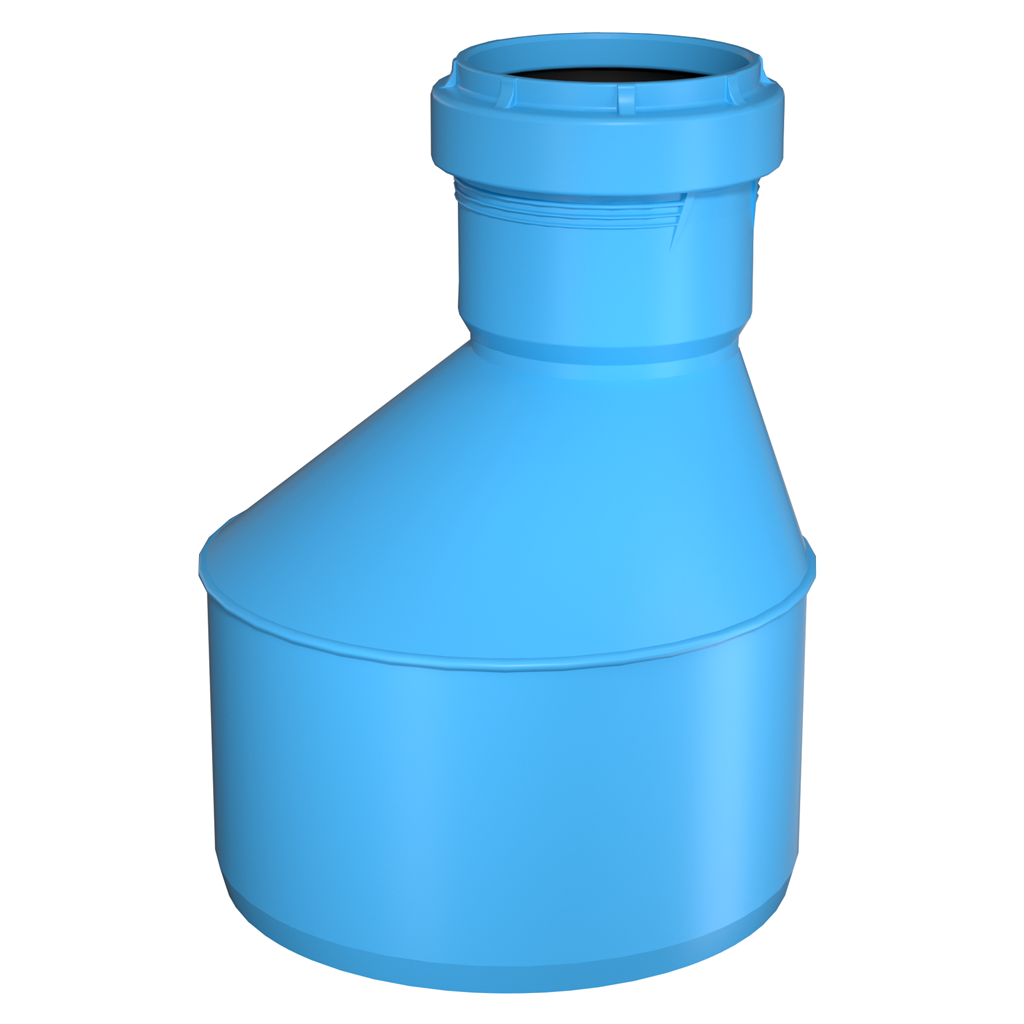 REDUCING COUPLING M/F WITH RUBBER