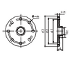 Cooper Screw Blank Flange
