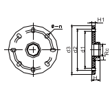 Cooper Screw Blank Flange