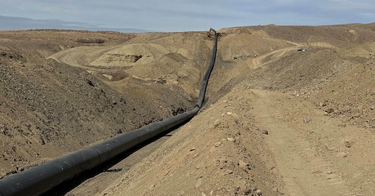 lightweight HDPE pipe remote mining site
