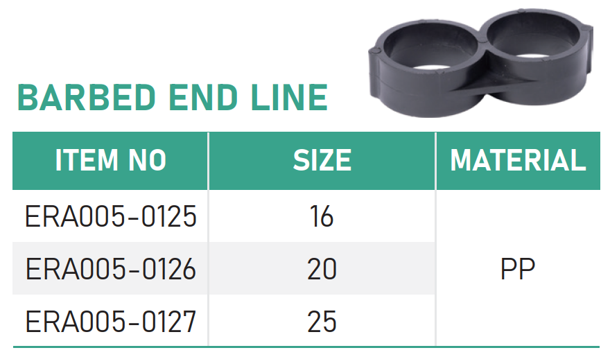 BARBED END LINE
